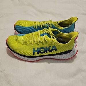 HOKA Carbon X 3 Yellow Blue Mens 12